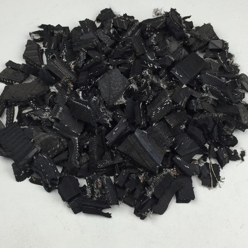 Mulch de Caucho en Nuggets Negro sin pintar